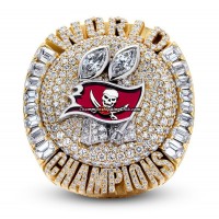 2020 Tampa Bay Buccaneers Super Bowl Ring(Silver/Removable top/C.Z. Logo)